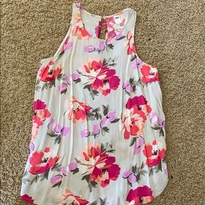 Floral Old Navy tank top size medium